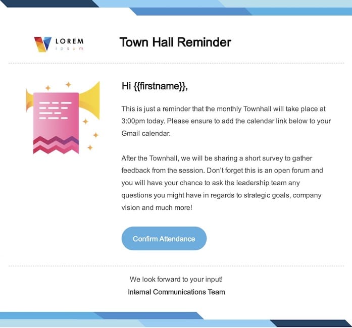 14 Gmail Newsletter Templates For Corporate Internal Communications