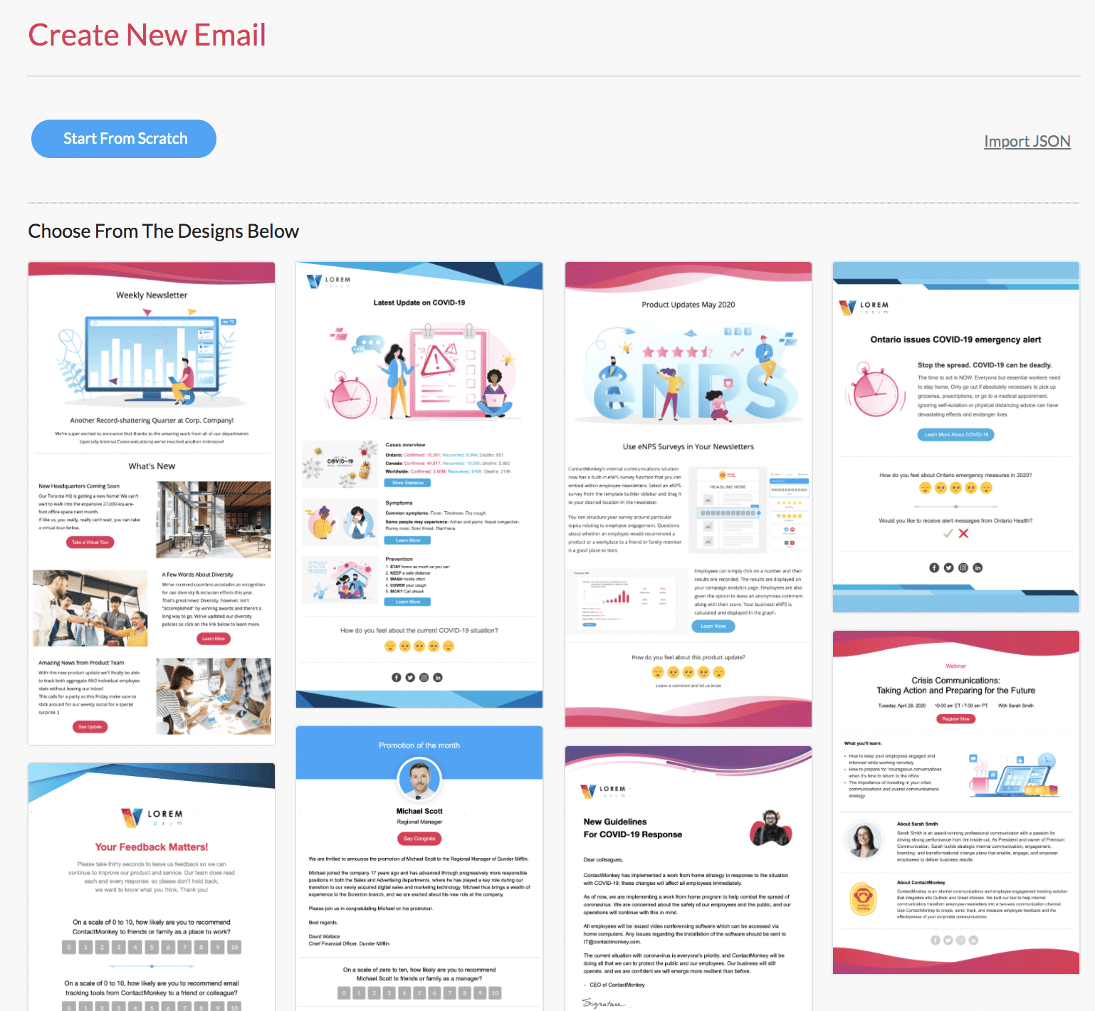 Download 14 Gmail Newsletter Templates For Corporate Internal Communications